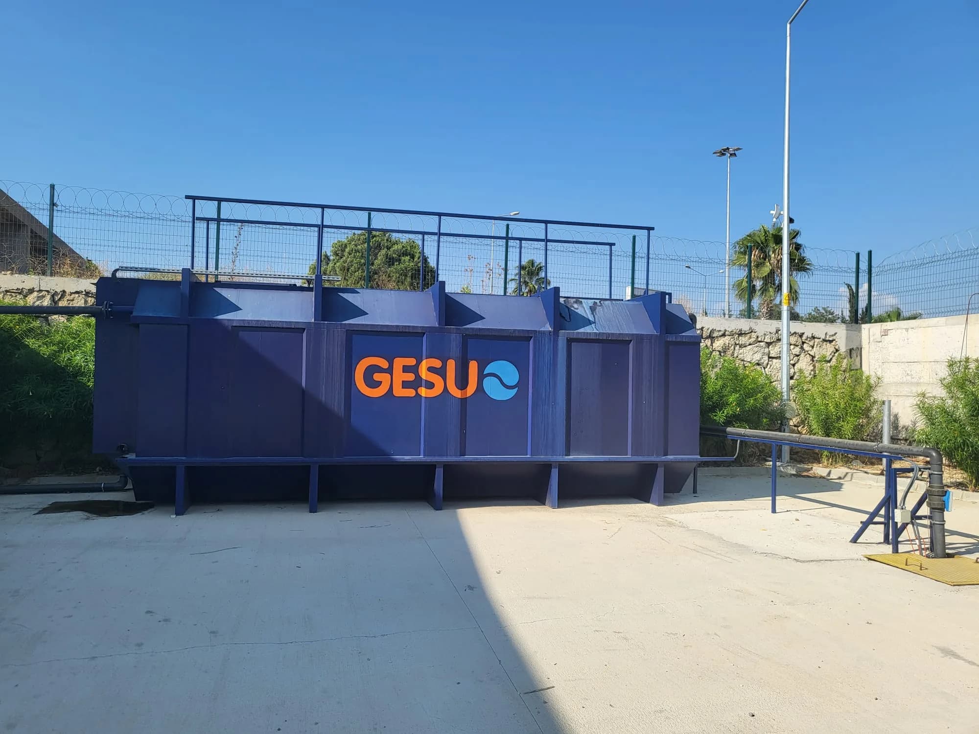 GESU domestic-waste treatment system