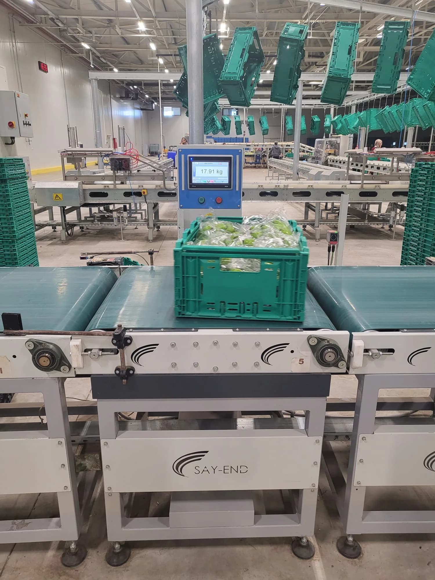 Smarty-enabled conveyor weighing terminal