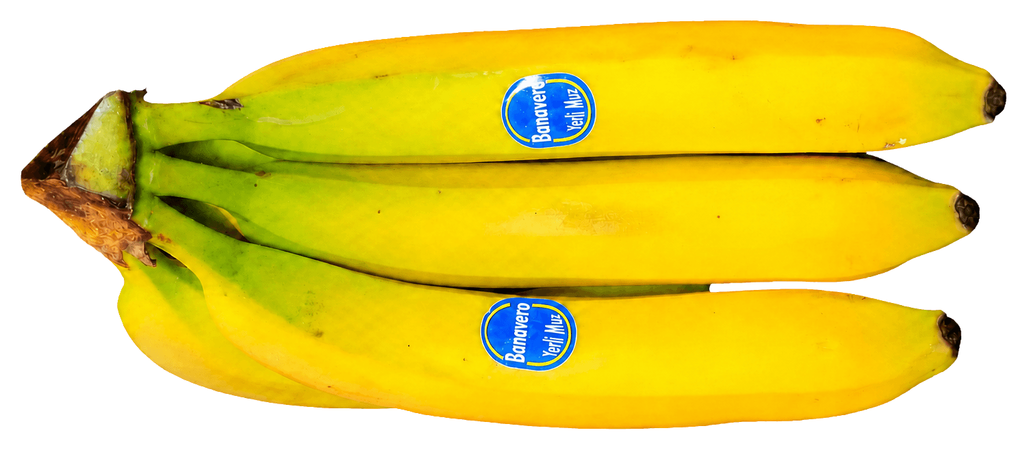 Locally Grown Banana - fresh Vero Gıda produce
